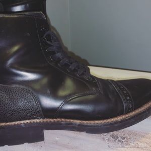 Coach leather boots men’s size 10